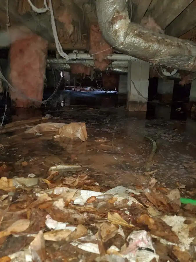 Crawl space flood assessment for Commercial Water Damage Restoration in Park